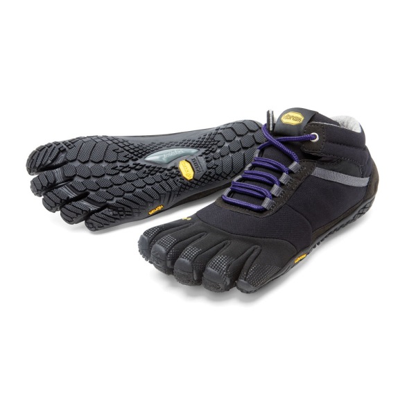 Damske Turistické Topánky Vibram Slovensko - FiveFingers Trek Ascent Insulated Čierne / Nachový | 1678GNFJV